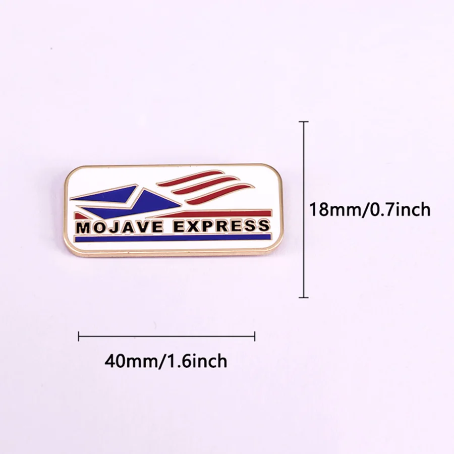 شارة شعار Mojave Express RPG Game Falloout-Enamel Pin Gamer هدية مجوهرات #3