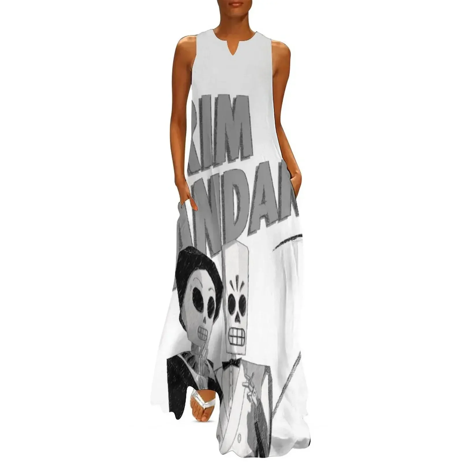 

Grim Fandango Long Dress summer dress women 2025 Elegant gowns Casual dresses Dress