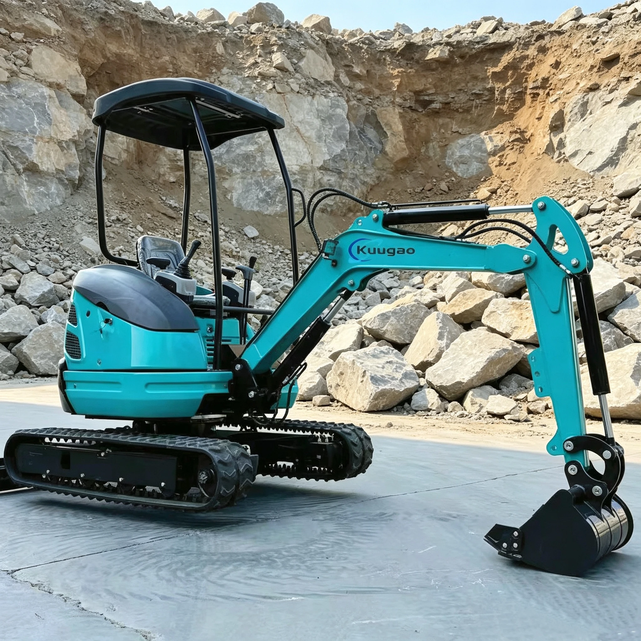 Mini Hydraulic Excavator 2.5 Ton 2 Ton Digger Kubota Small Excavator China Free Shipping Customized Bagger for Construction view 6