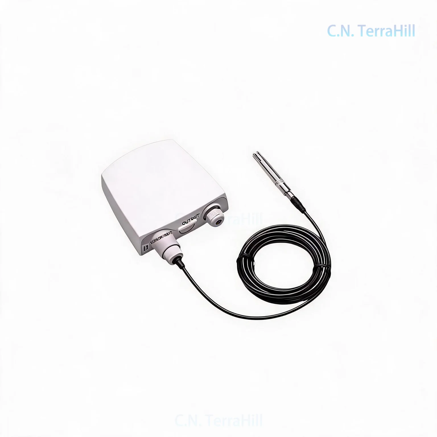 Temperature and Humidity Transmitter with Display, HMT120, Wall-Mounted Industrial Sensor for HVAC and Cleanroom Monitoring