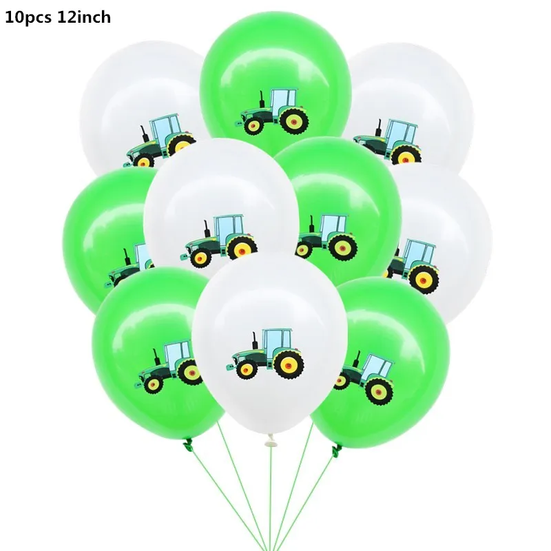 Grüne Traktor-Tischdecke, Geburtstagsdekoration, Einweg-Tischdecke, Auto-Tischdecke für Kinder und Jungen, Geschenk, Partyzubehör – Detail 9