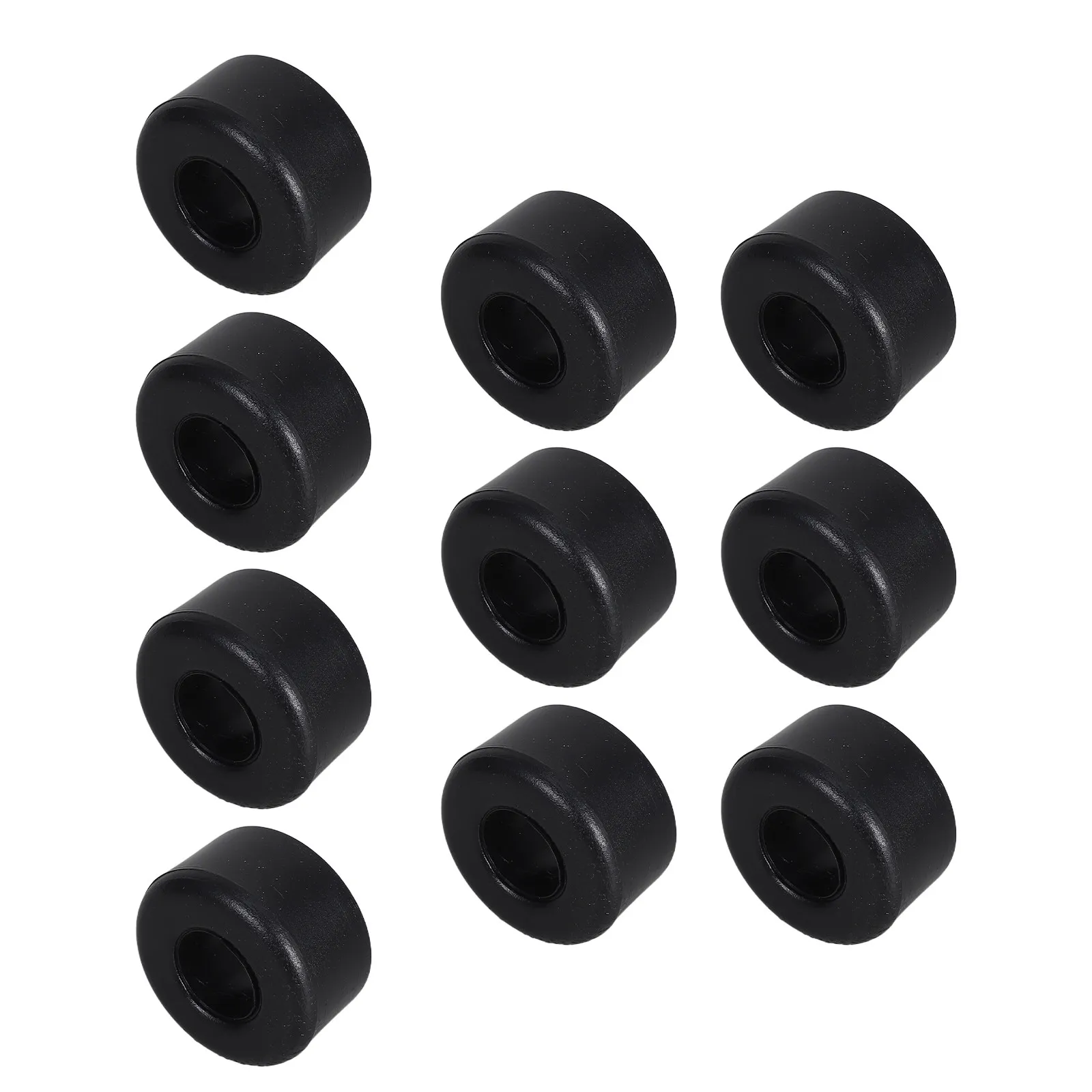 

10 шт. амортизирующих подушек из полиуретана для роликовых коньков, двухрядная конструкция, улучшенная стабильность, универсальный размер, комфорт для скейтбординга