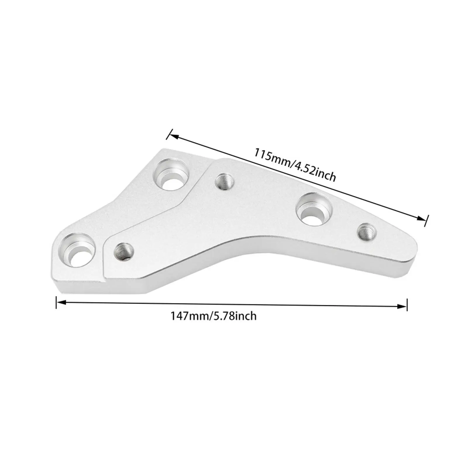 Motorrad-Lenker-Riser-Kit, Zubehör mit Schrauben, Aluminiumlegierung für