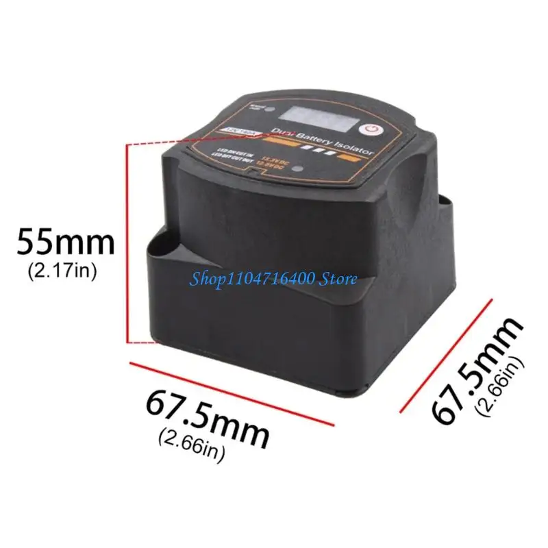 y1gd 12V 140A Double Battery Isolator Digital Sensitive Relays LCD Display 6