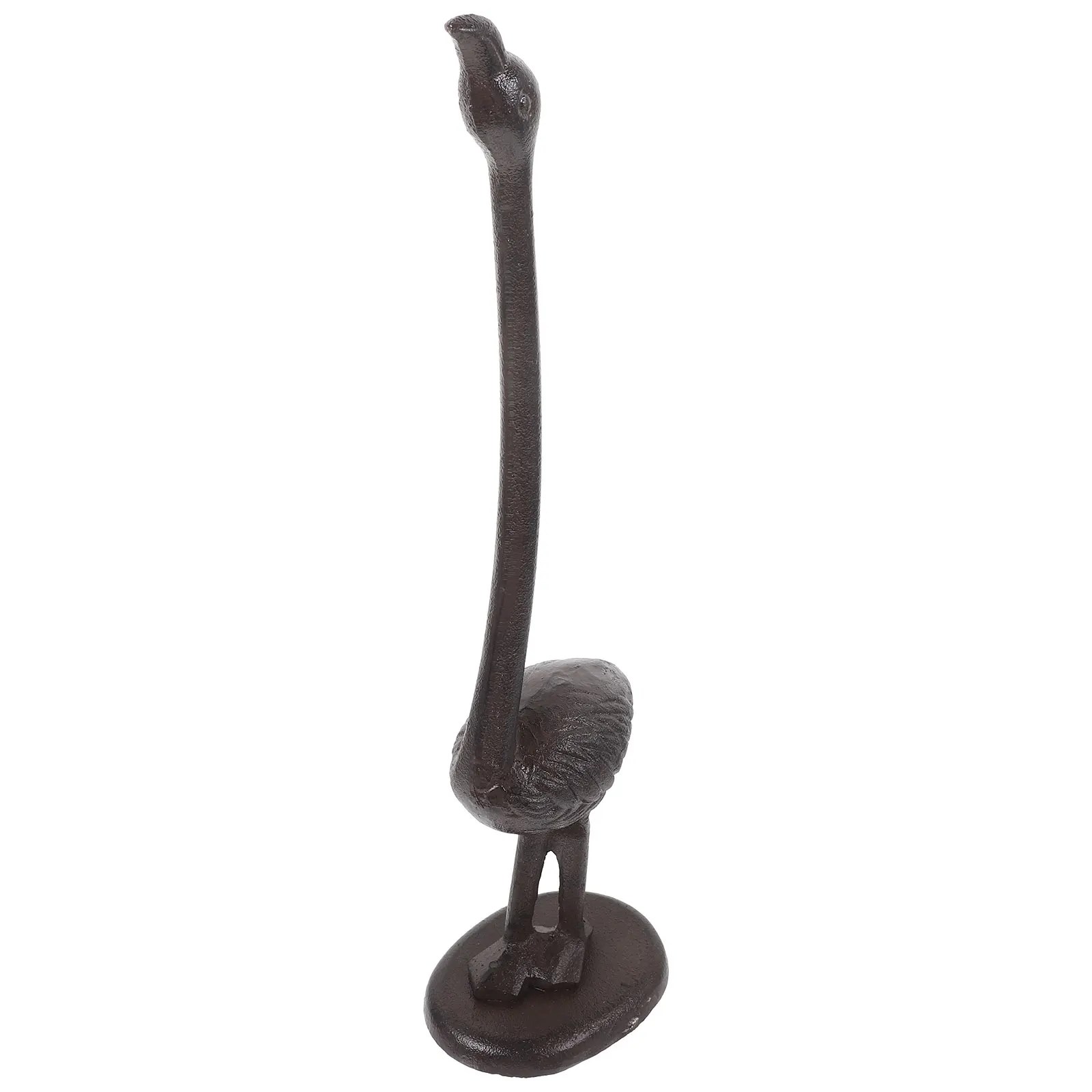 

1pc Flamingo Paper Towel Holder Vintage Iron Bathroom Kitchen Desk Tissue Stand Farmhouse Roll Dispenser Organizer Rack