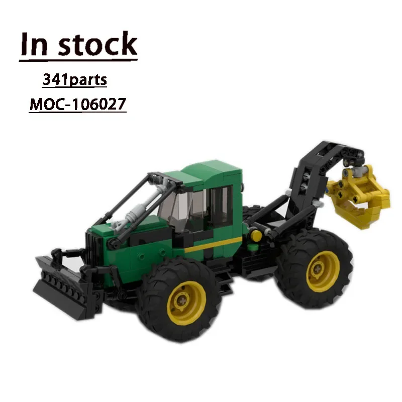 

MOC-106027 Cable/Grab Skidder548G Assembly Splicing Building Block Model MOC Creative Building BlockToysKids Birthday Toys Gifts