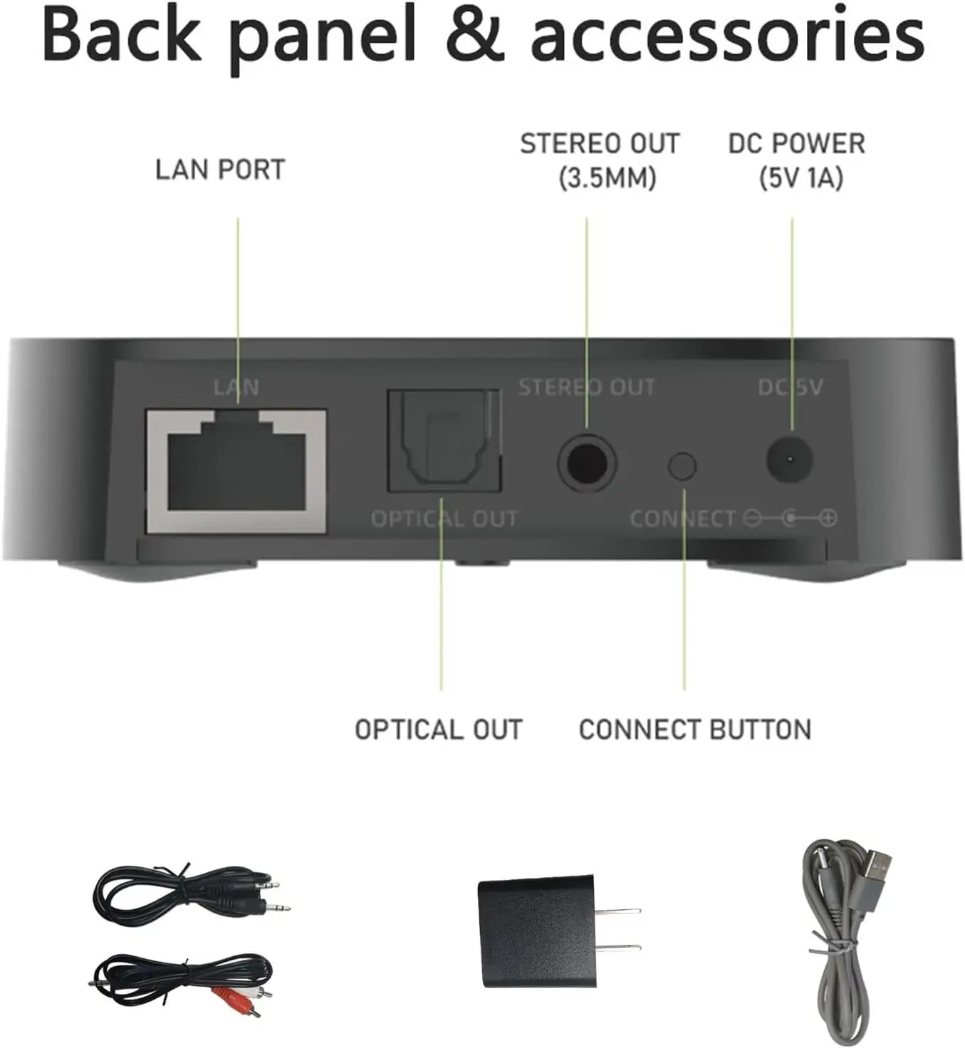 مكبر صوت ثلاثي الأوضاع متعدد الغرف من Audiocast M20 | صوت غامر، تطبيق/جهاز تحكم عن بعد، مخرج تناظري وبصري #3