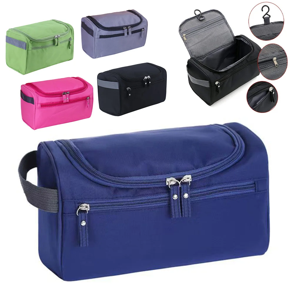 Multi-functional Travel Toiletry Storage Bag Men's Handheld Hook Large Capacity Organizer Portable Toiletry Pouch for Travel Use