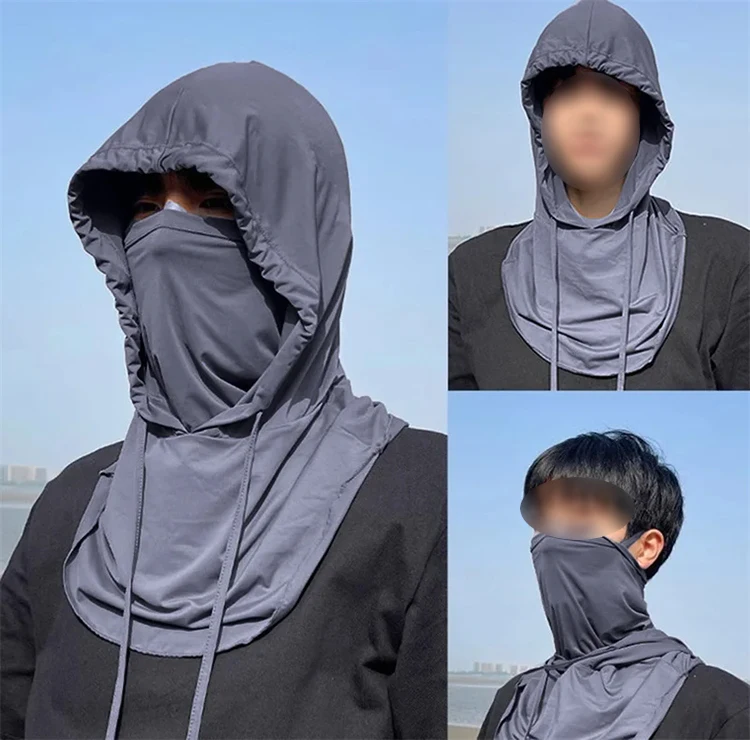 Sommer Full Face Sonnenschutz Hut Gesichtsmaske Outdoor Wandern und Camping UV-Schutz Hut Nackenschutz Hut – Detail 7