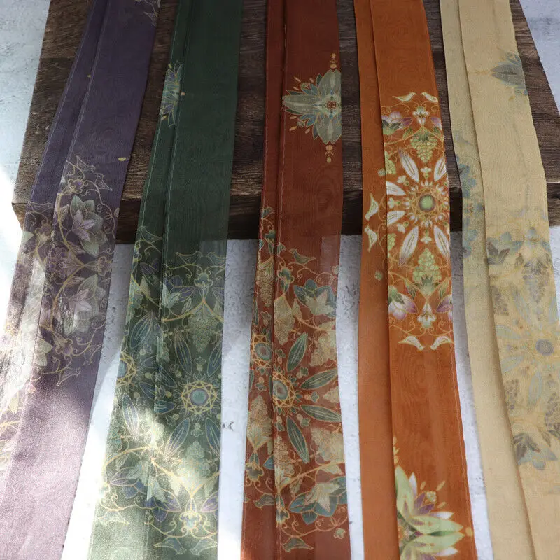 Chinese Style Hanfu Hair Bands Antique Chiffon Hanfu Printing Hairband Headwear Hair Band Ribbon Accessories Cosplay Accessories