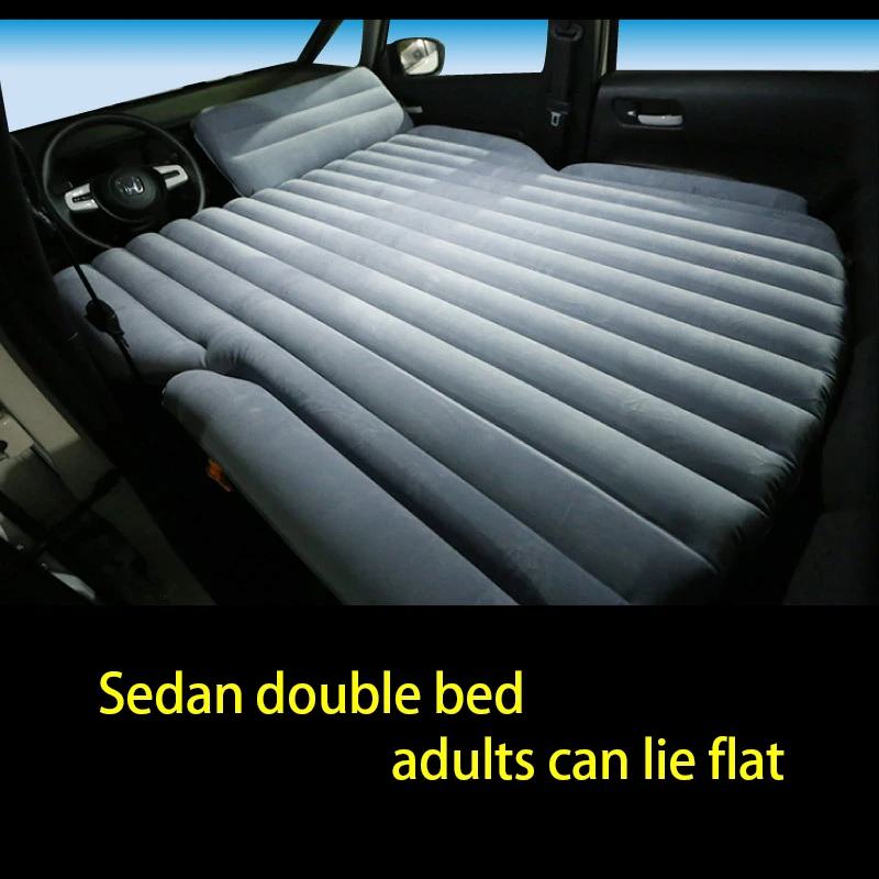 Car double car air mattress use convenient car front seat air cushion bed with air pump can be a single home