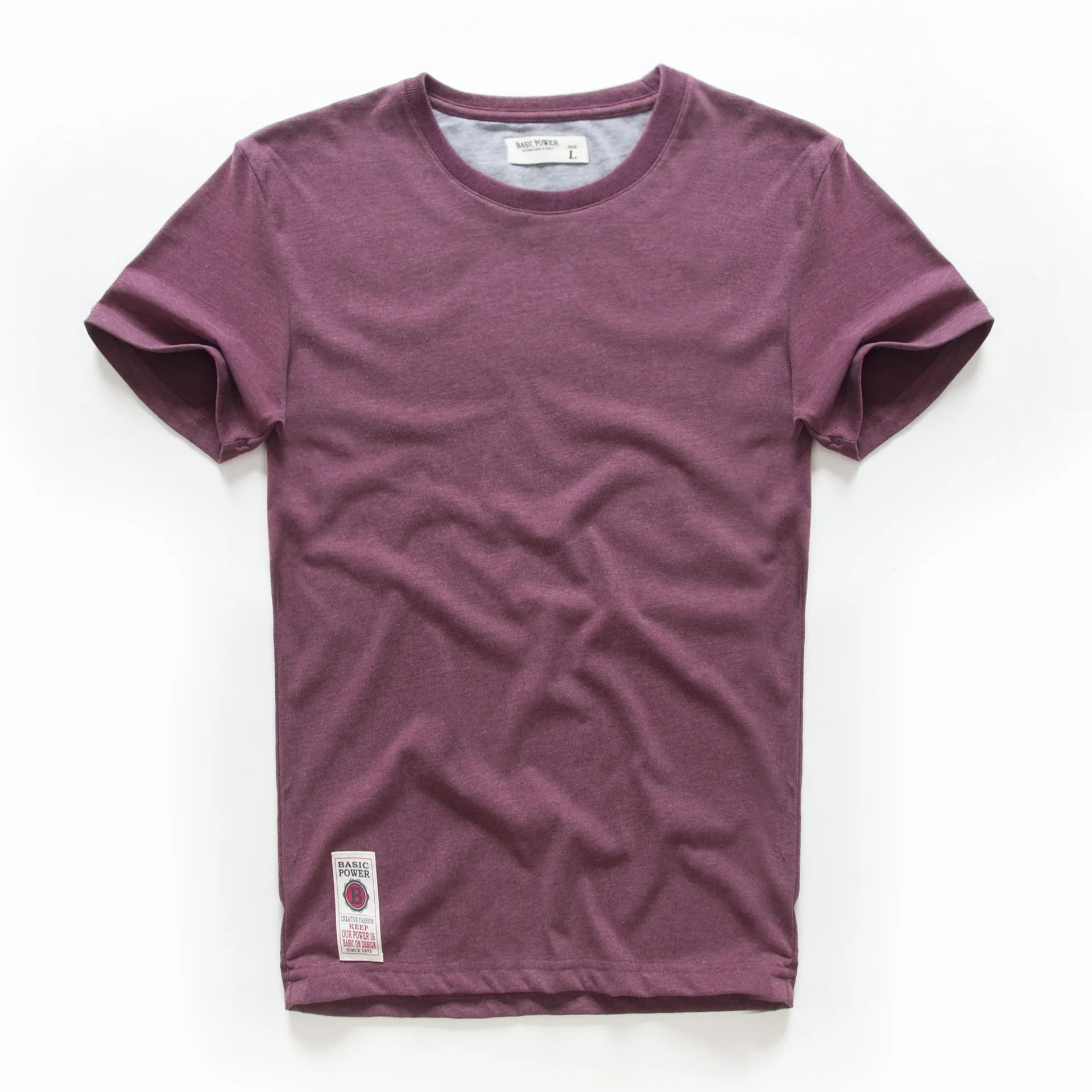 Men's Cotton Polo Shirts Short Sleeve Solid Color