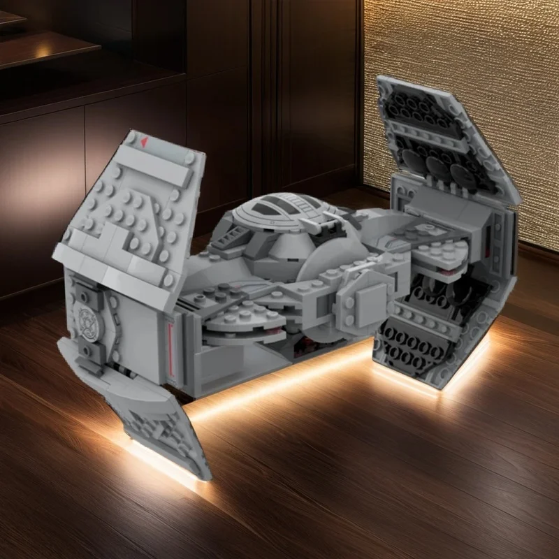 

378PCS MOC Space Battle Tie Advanced Prototype Updated Model Custom Building Blocks Architecture DIY Assembly Display Gift Set
