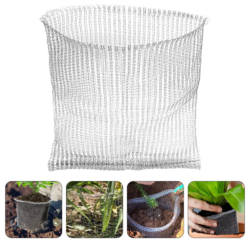 

Metal Mesh Bag 30Cm Stainless Steel Plant Root Protector For Garden Vegetable Flower Anti-Rat Gopher Insect Mesh Pouch