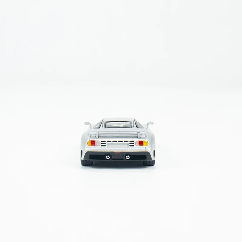 Minigt รถรุ่น1:64 EB110 GT Grigio chiaro อัลลอยหล่อตายกีฬารถ #704