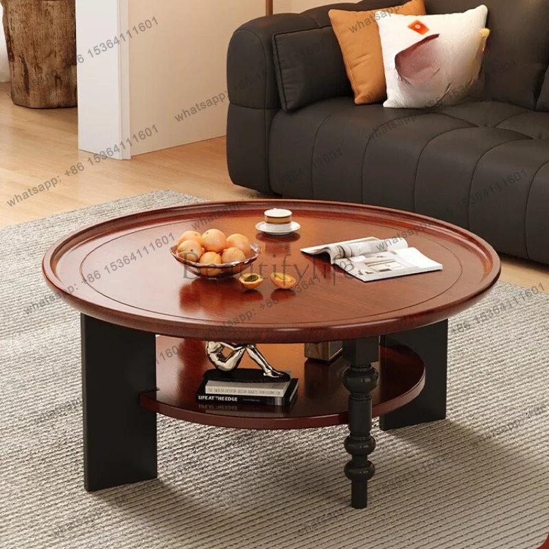Factory Direct SalesAesthetics Luxury Coffee Table Plush Rustic Hotel Storage Coffee Table Japanese StorageStolik Kawowy Living