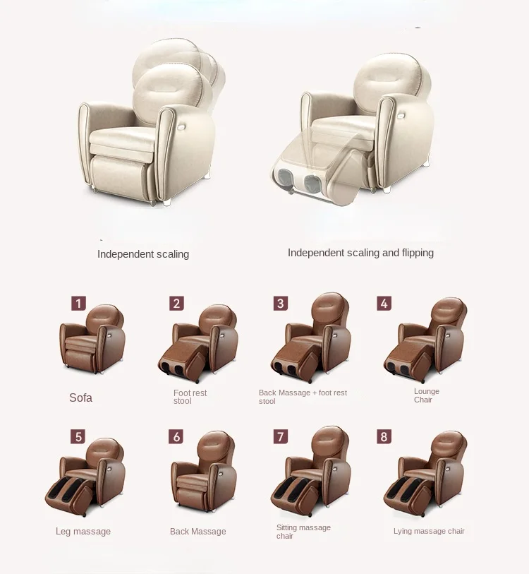 Multi functional small unit single person massage sofa chair