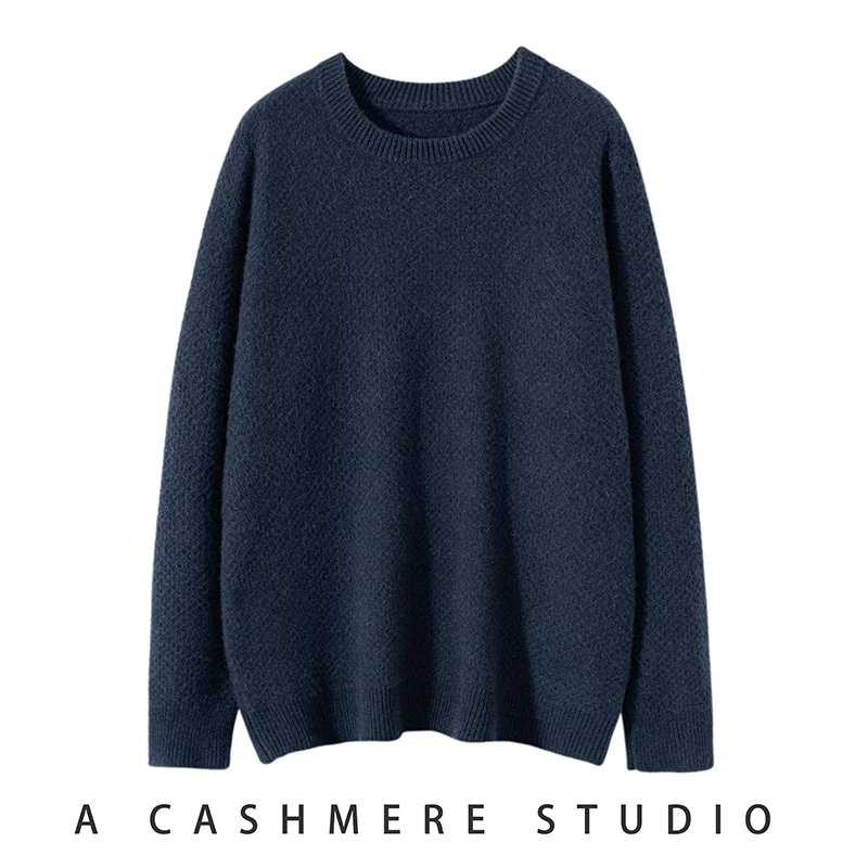 เสื้อสเวตเตอร์คอโอเนคสำหรับผู้ชาย แบรนด์ SoftCash สีพื้น ผ้าแคชเมียร์ 100% สไตล์ลำลองสำหรับธุรกิจ เหมาะสำหรับฤดูใบไม้ร่วงและฤดูหนาว คุณภาพสูง ถักอย่างประณีต