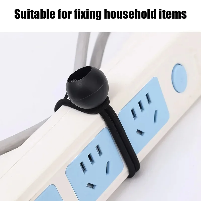 10 stücke Outdoor Elastische Ball Seil Bungee Cords Tragbare Zelt Befestigung Plane Markise Baldachin Heavy Duty Plane Binden für Shelter – Detail 6