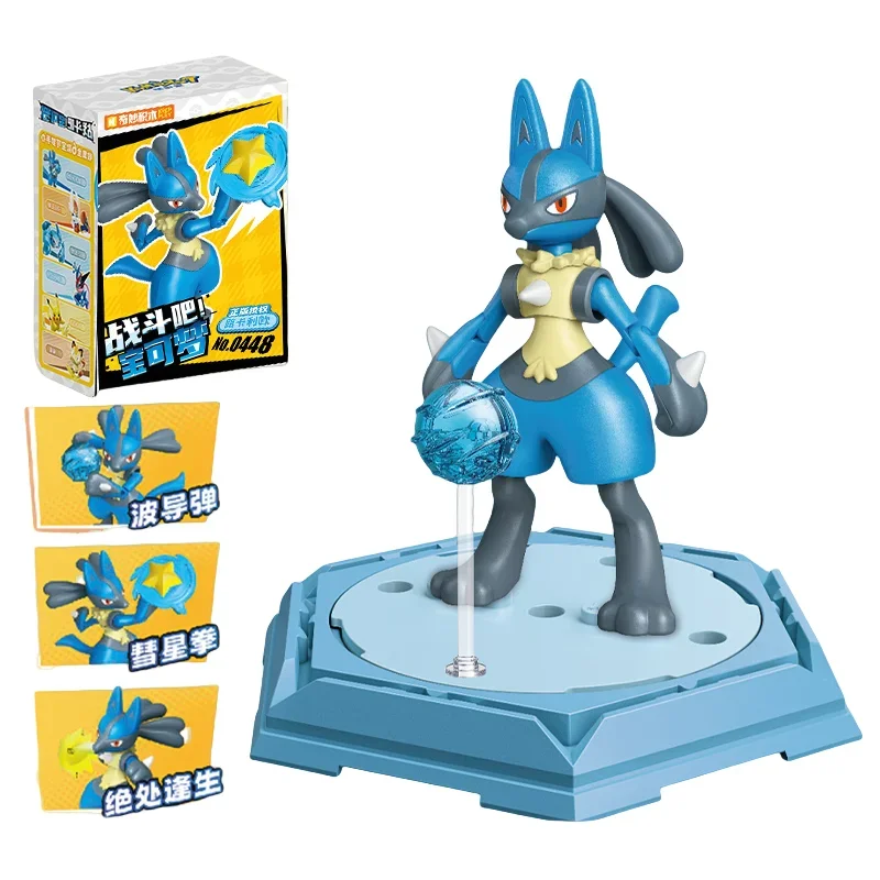 

Keeppley Pokemon Battle Building Blocks Lucario Charizard Mewtwo Blastoise Greninja Model Brick Figure Toy for Birthday Gift