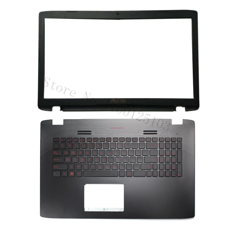 New Laptop LCD Cover For ASUS GL752 GL752V GL752VL GL752VW Palmrest with Keyboard Front Bezel Replacement Rear Lid