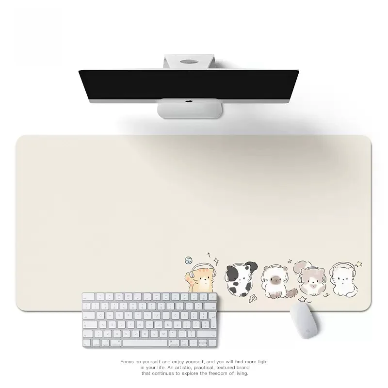 Mauspad, Kieselgur, saugfähig und rutschfest, Computertischunterlage, gutes Büroartikel, weibliches Tastaturpad