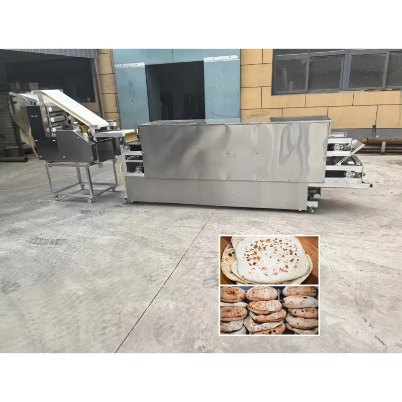 Automatic Industrial 5~50 CM Flour Tortilla Machine Gas Electric Pita Arabic Bread Chapati Tortilla Tunnel Bakery Oven