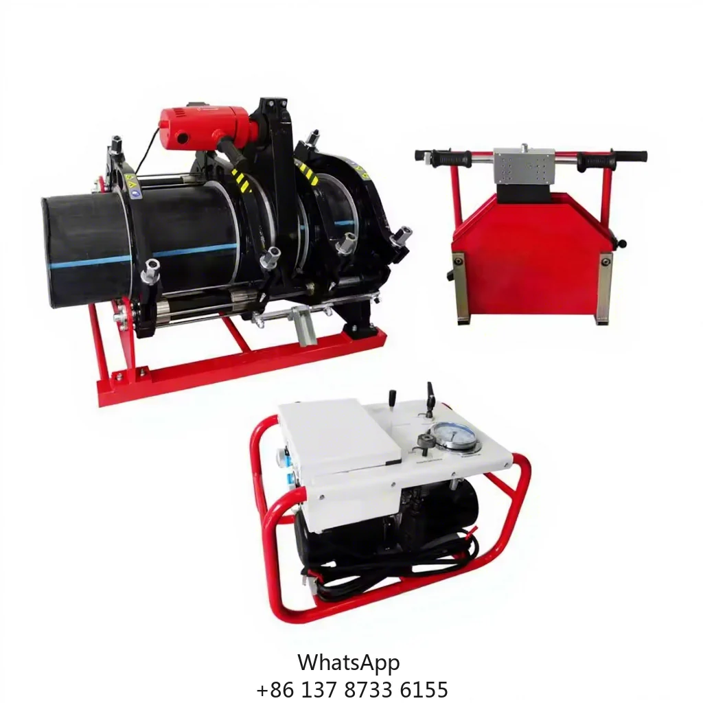 250 Hydraulic Butt Welding Machine Hydraulically Welding Machine For HDPE Pipe Fittngs High Portability Temperature Stable