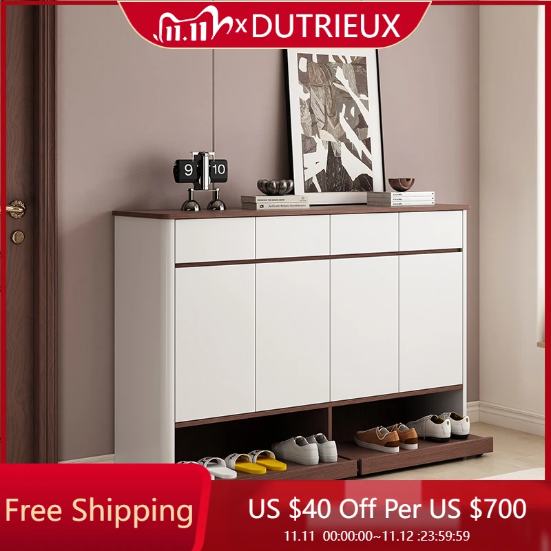 

Rectangle Wooden Shoe Cabinet Room Decor Aesthetic Modern Designer Creative Shoe Shelf Unique Archivadores Trendy Furniture