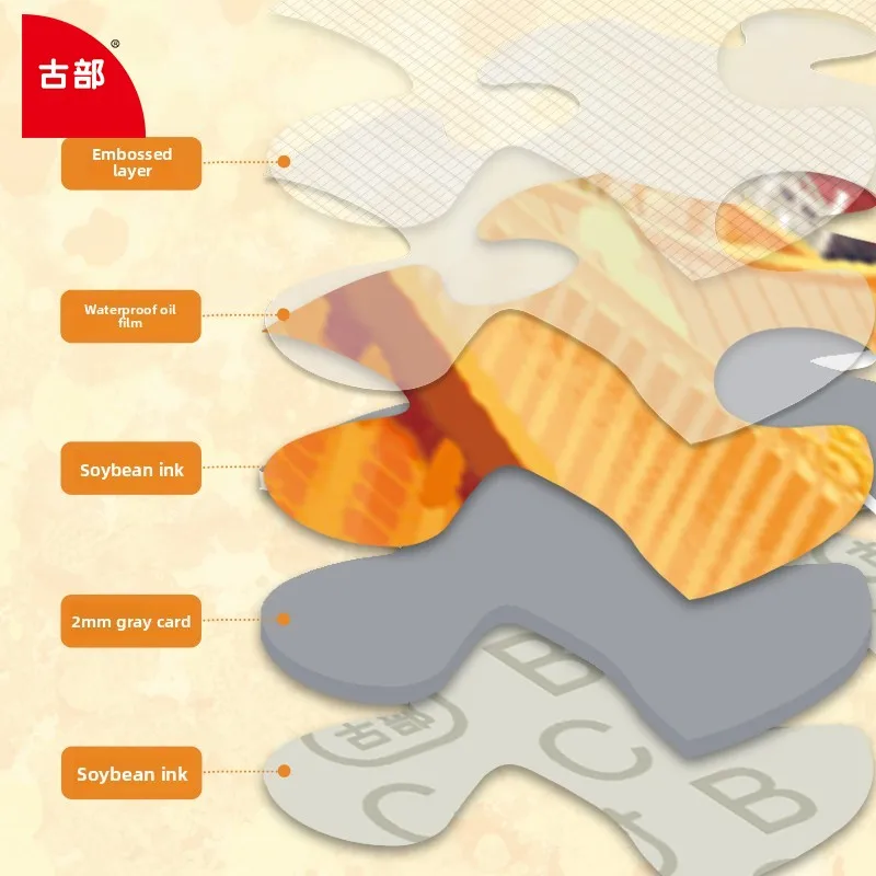 Rompecabezas de la ciudad prohibida de Gubu, juguete de tendencia nacional para adultos de 1000 piezas, alivio del estrés desafiante, regalo de decoración coleccionable