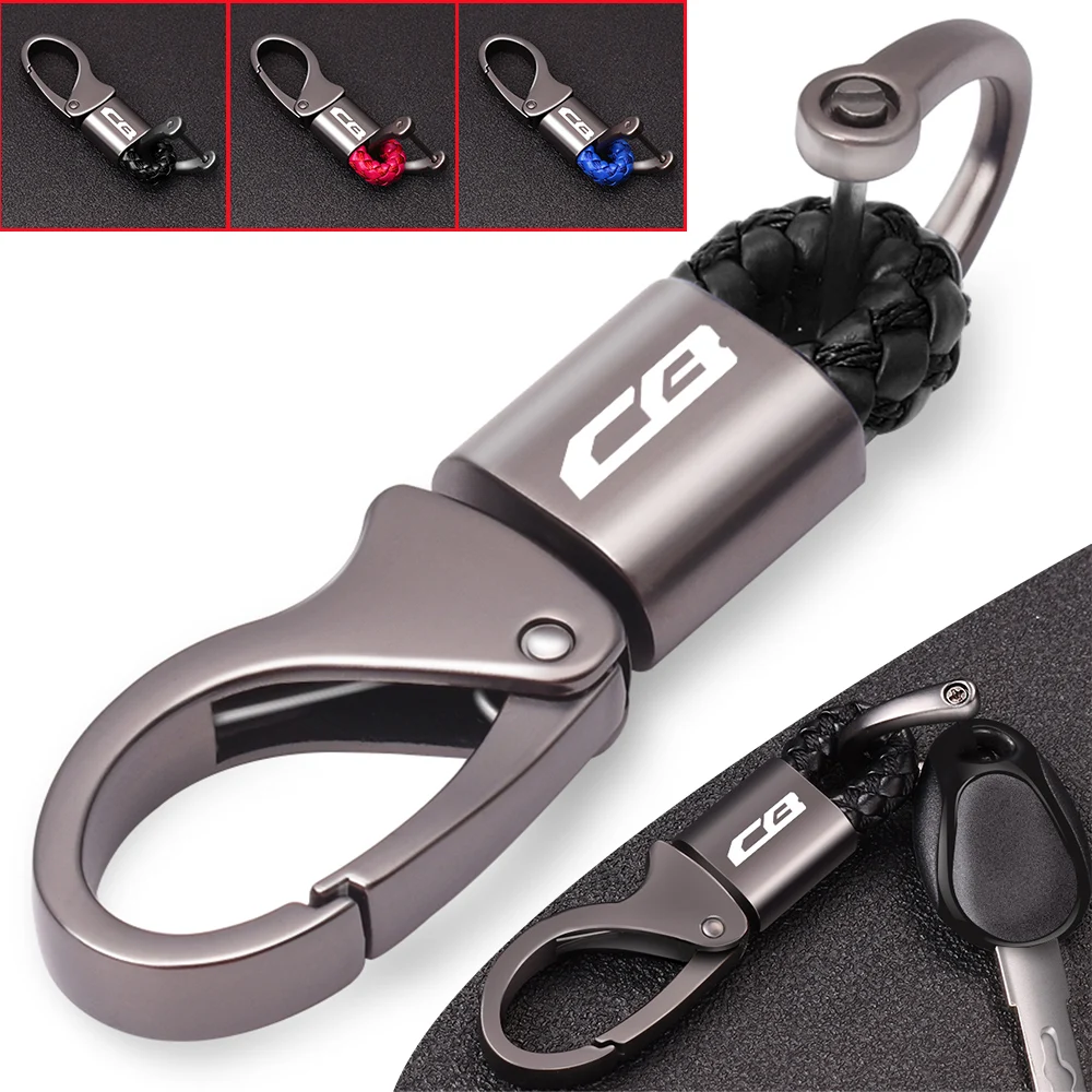 Motorcycle Metal Keychain For HONDA CB125F CB500 CB190r CB1300 CB1000 CB1000R CB500F CB300F CB599 CB600F Keyring Key Chain