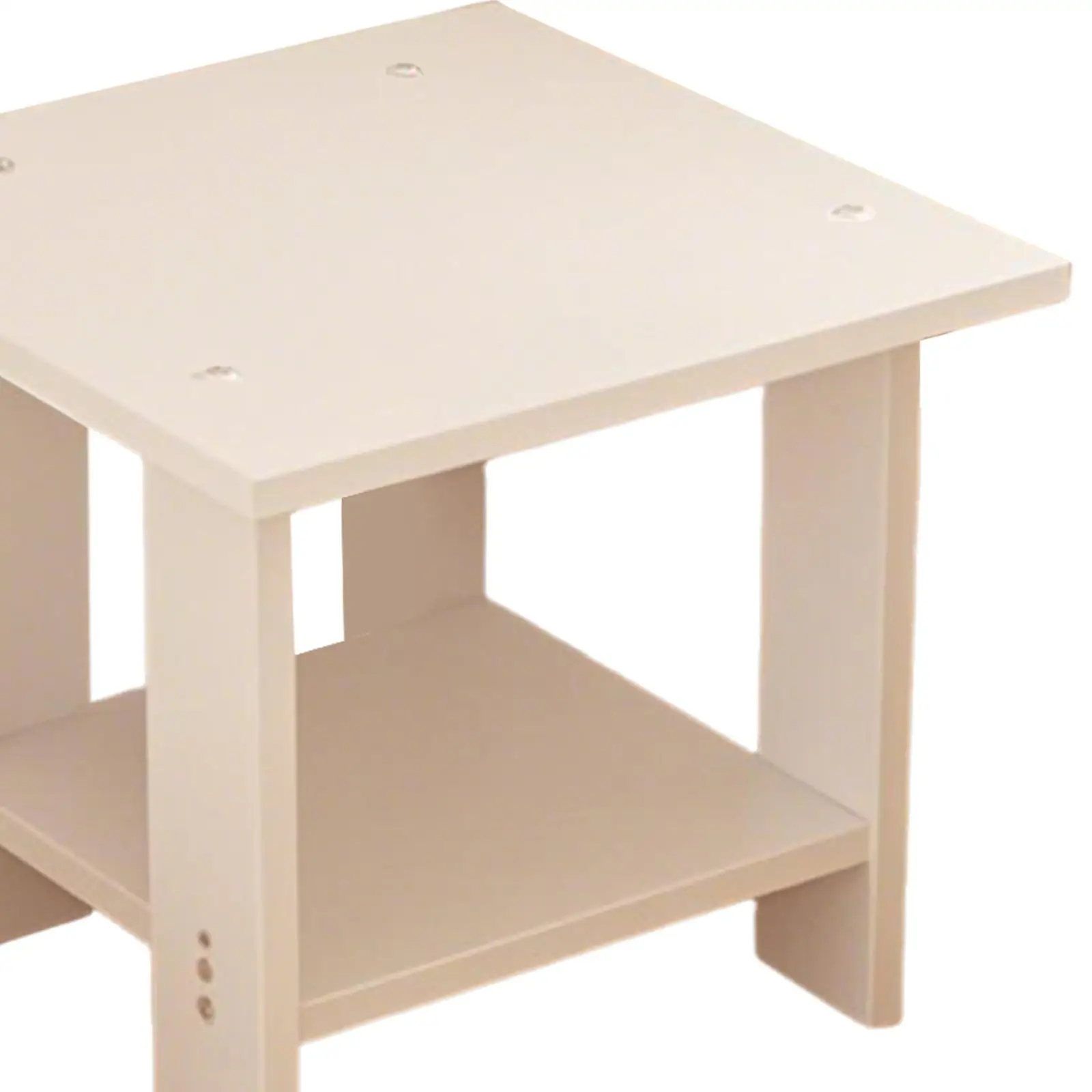 Table de chevet Table d'appoint de canapé à 2 niveaux pour table basse à coins serrés