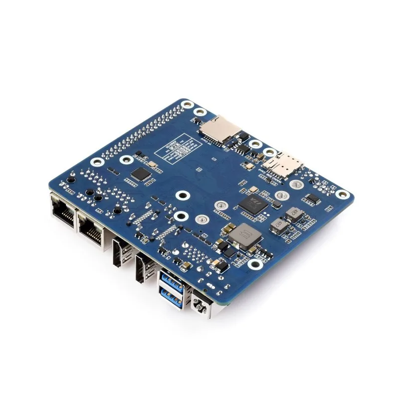Dual Ethernet Base Board For Raspberry Pi CM5, Supports 4G / 5G Module