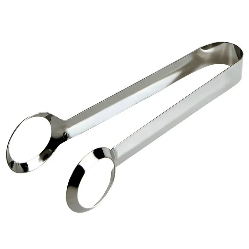 1Pcs Stainless Steel Food Tongs Heavy Duty Heat Resistant Rust Proof Kitchen Serving Tongs for Bread Grilled Meat Noodles Eggs