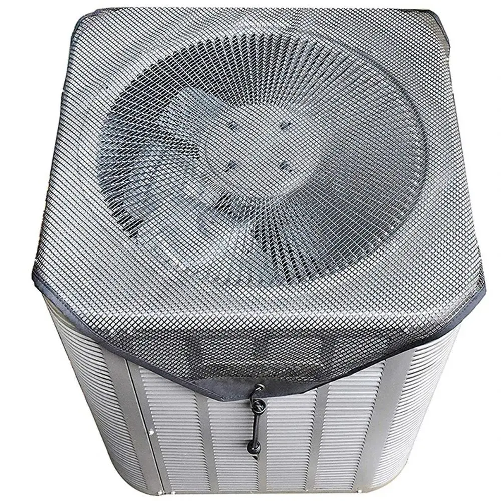 

Waterproof Outdoor Air Conditioning Cover Mesh Breathable Outdoor Unit Dust Cover with 4 Hooks Square Air Conditioner Protector