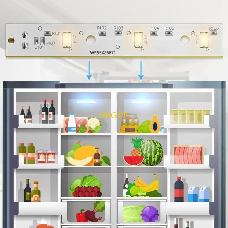 96GF Appliance Appliance Appliance PC MOT مناسبة للرؤية في الثلاجات