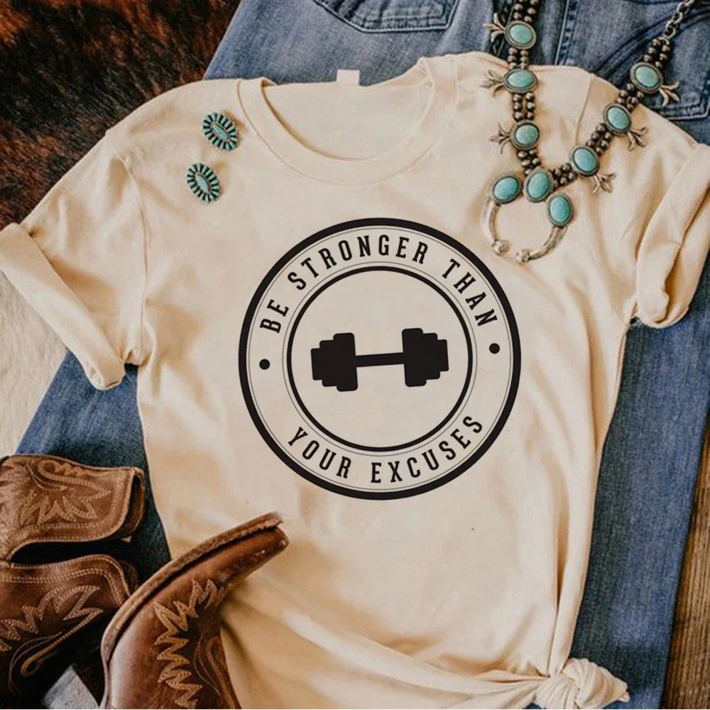 Crossfit Fitness t shirt women comic summer t-shirts female 2000s streetwear clothing