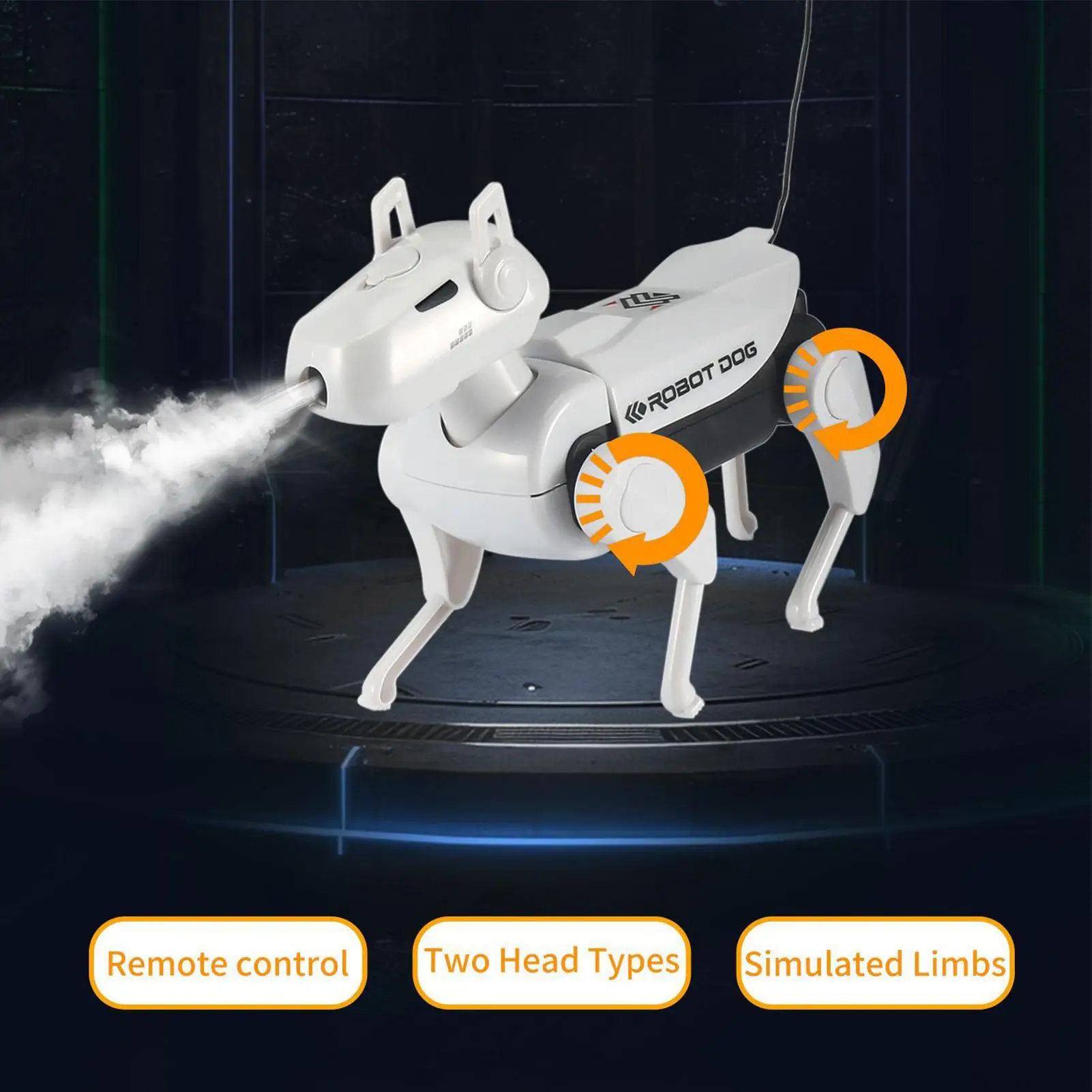 전기 개 RC 로봇 원격 제어 기계 장난감 과학 교육 조립 모델 전기 세트 장난감 소년 어린이 선물