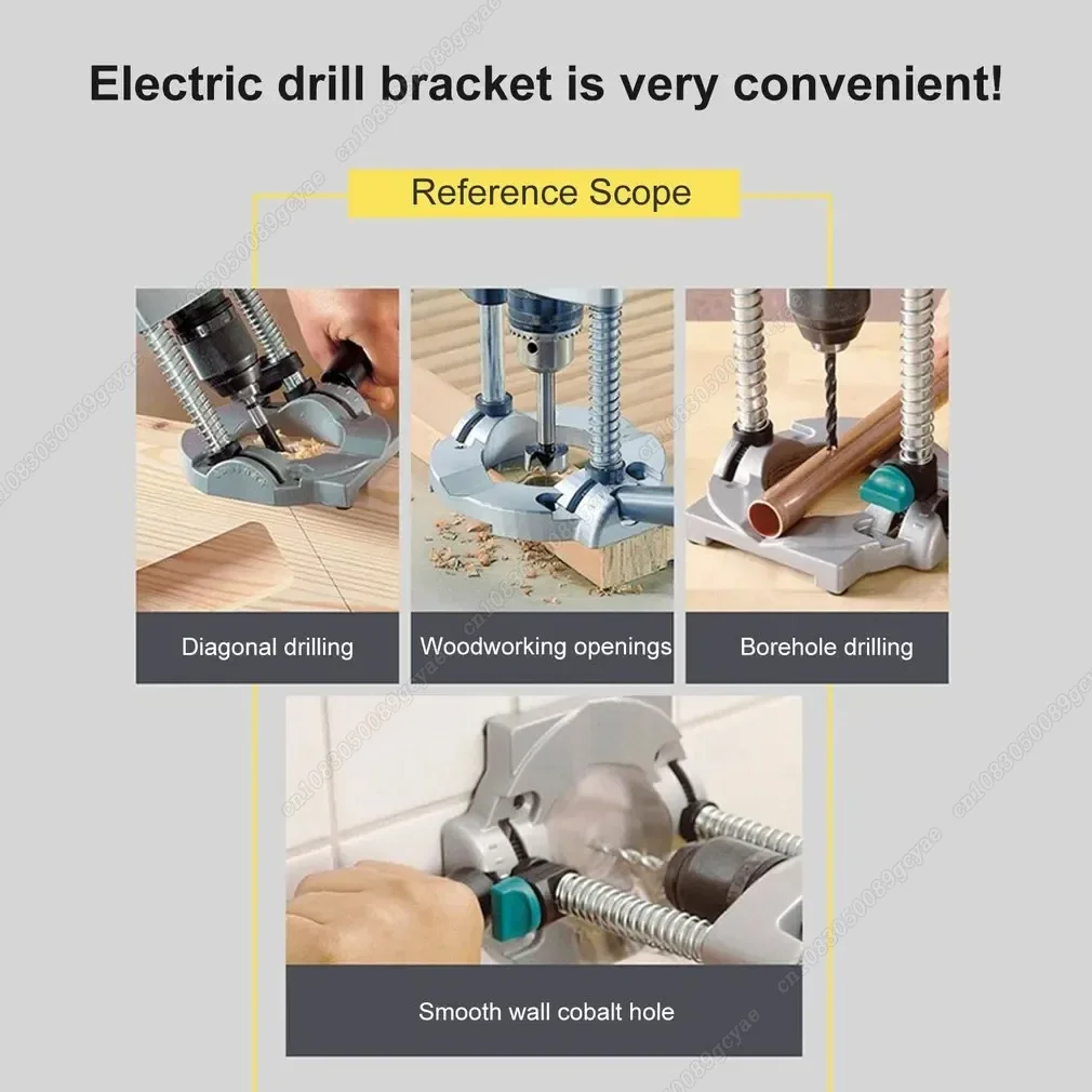 Imagem -04 - Suporte de Broca Multifuncional com Coluna de Aço Base de Alumínio Ângulo Ajustável de 045 Graus para Ferramenta Elétrica de Precisão para Trabalhar Madeira