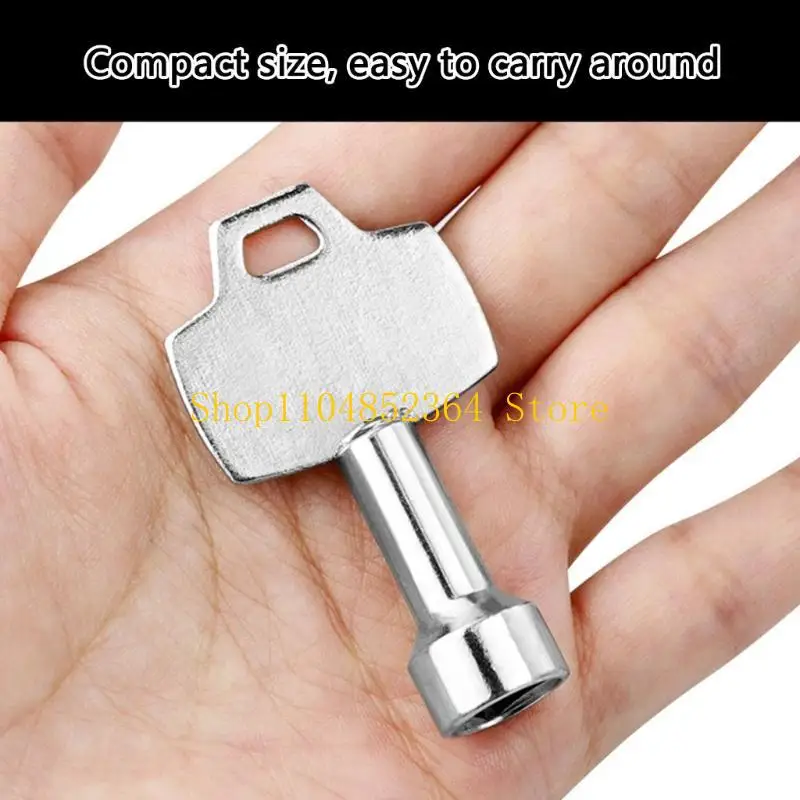 652F 10Pieces Triangular Wrench Triangular Socket Spanner Universal Utility for Electrical and Utility Cabinets