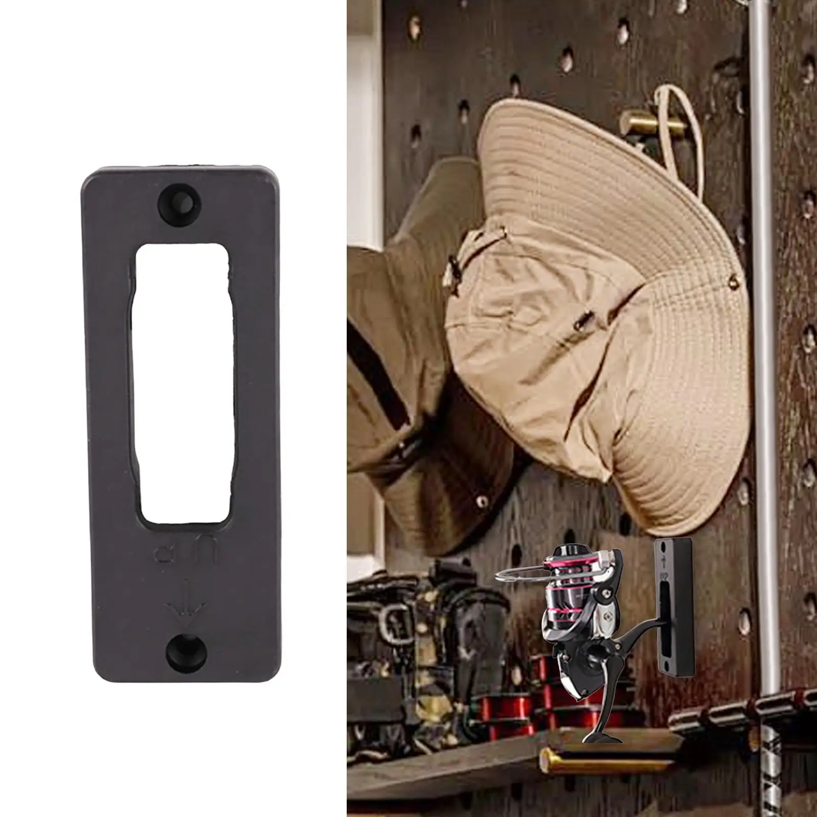 Wall Mounted Fishing Reel Holder Display Rack Stable Reel Stand for Fishing Accessories Offer