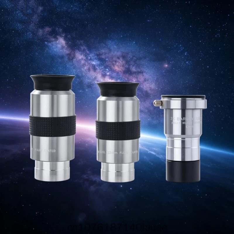 Telescope Eyepiece Silver Series PL32mm PL40mm Eyepiece 2X Magnifying Mirror Astronomical Telescope 1.25 Inches view 6