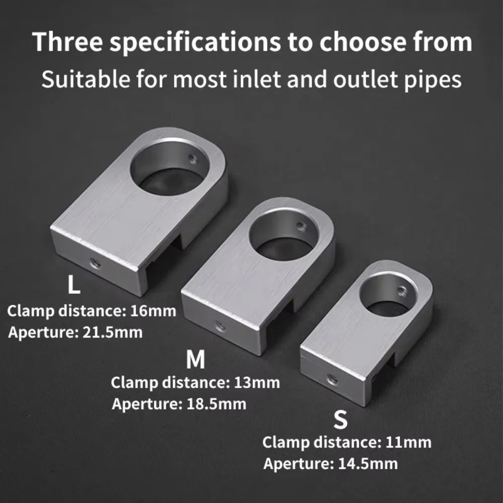 Portable Aquarium Water Tube Holder Aluminum Alloy Pipe Accessory Water Pipe Hose Mount Bracket Multifunctional