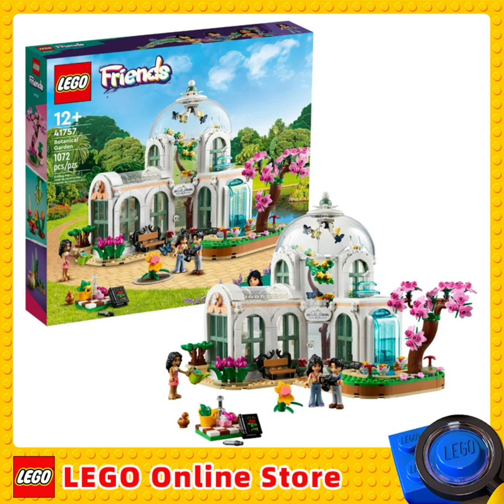 LEGO Friends Botanical Garden Inspired By Real Plants and Flowers Rotating Butterflies Gardening Accessories Birthday Gift 41757