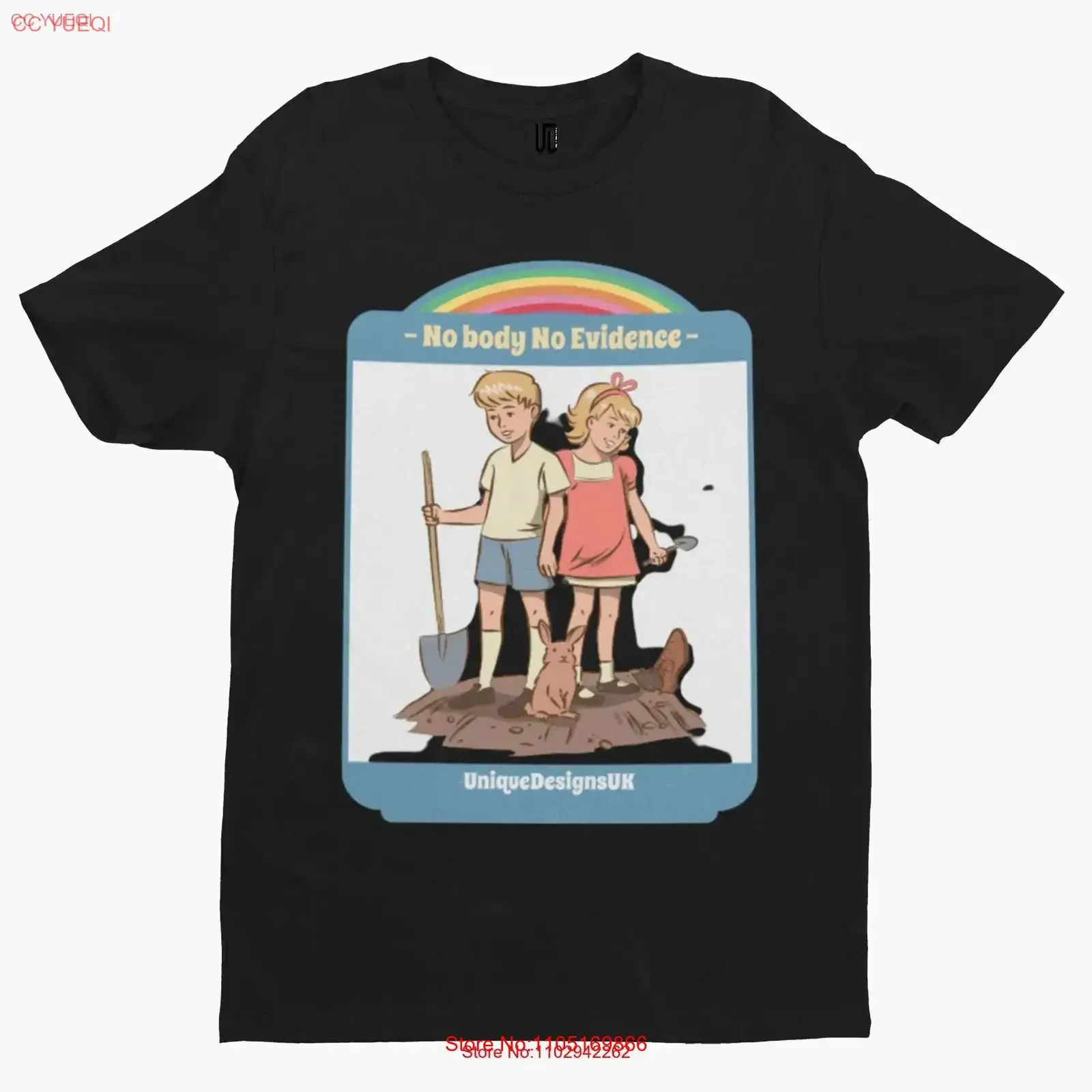 

No Body Evidence T Shirt Comedy Funny Film Movie TV Novelty Adult vintage Washed Comfortable graphic Breathable Soft Stylish