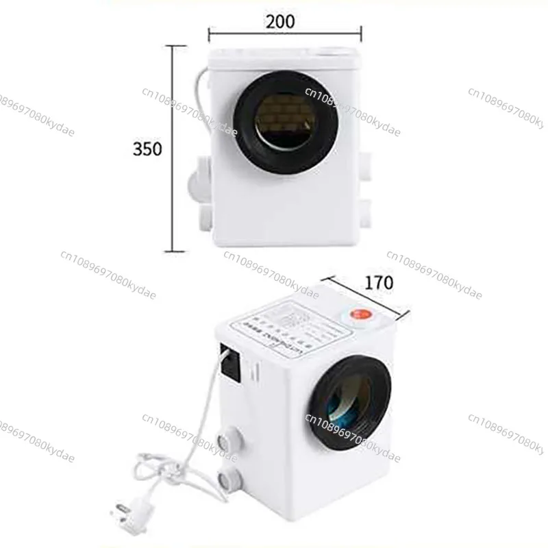 500W Household Automatic Sewage Lifting Pump Macerator Toilet Waste Water Pump for Basement Bathroom