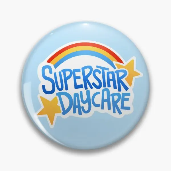 Superstar Daycare  Soft Button Pin Funny Cartoon Clothes Decor Jewelry Creative Cute Badge Fashion Lover Collar Metal Gift Women