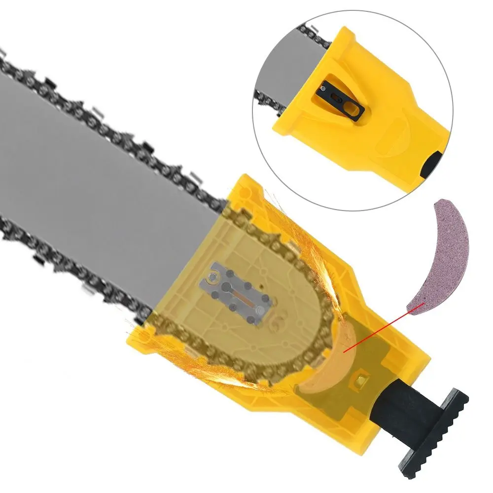 6Pcs Fast Grinding Sharpening Small Whetstone with Teeth Practical Chainsaw Sharpener Durable Portable