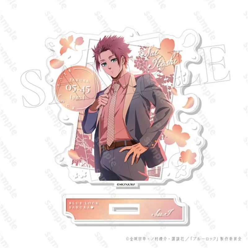 BlueLock 10 センチメートル/3.93 インチ Jieshiyi 蜂音楽バックスタンディングプレートアニメ周辺機器漫画アクリルアクセサリー誕生日装飾