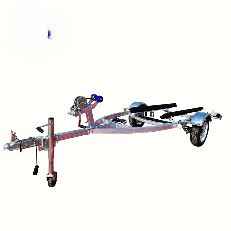 Hot-dip galvanized jet ski , aluminum alloy boat trailer, size can be customized